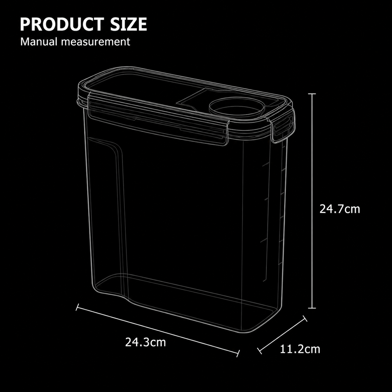 Product dimensions