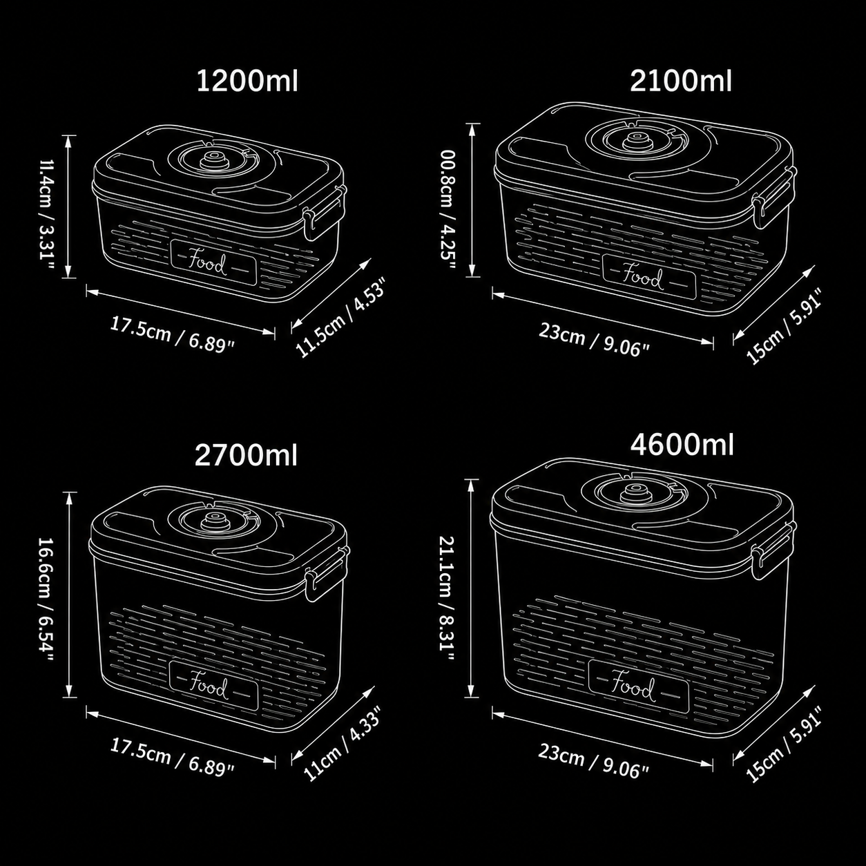 Product dimensions