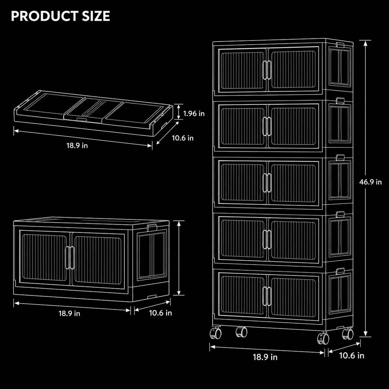 Product dimensions