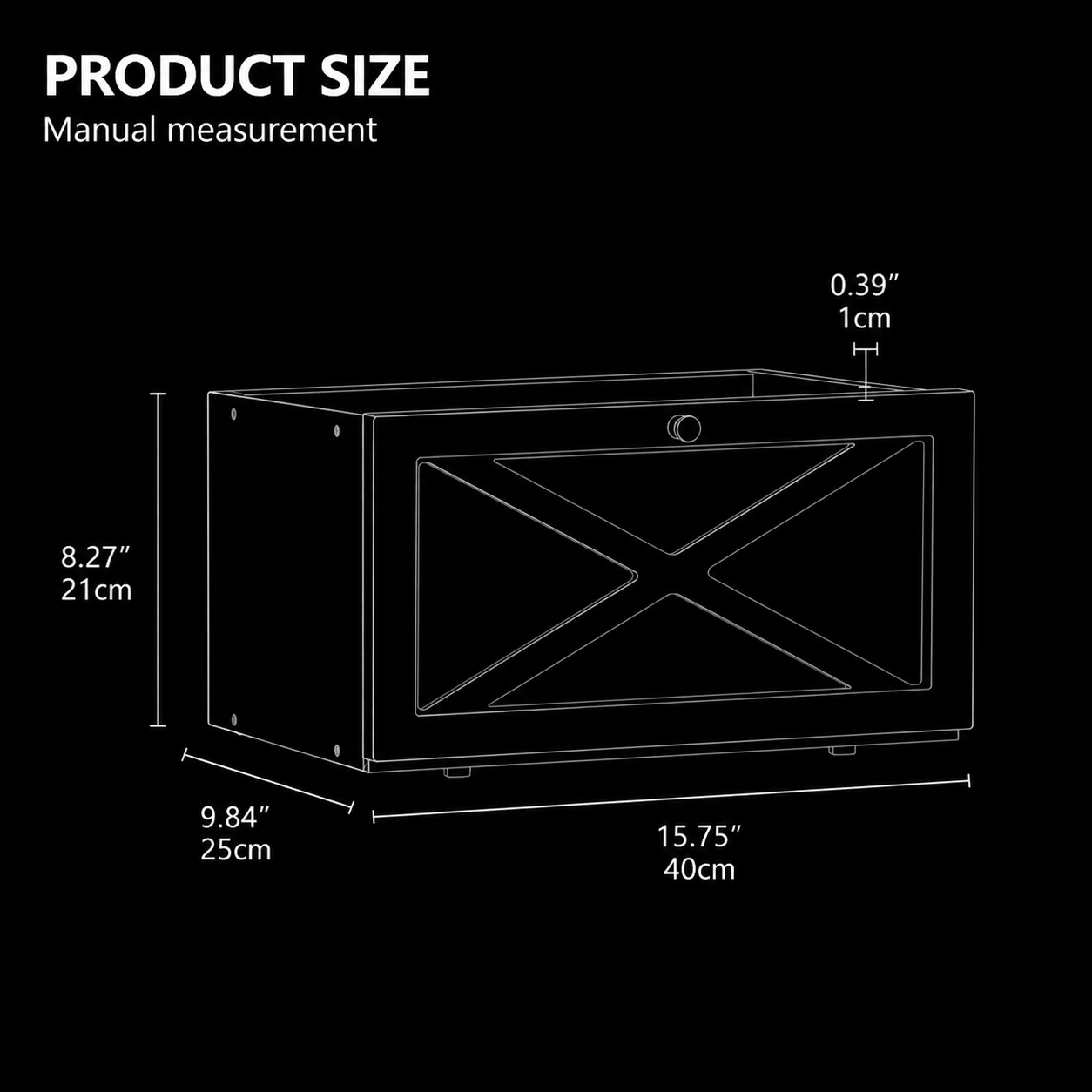 Product dimensions