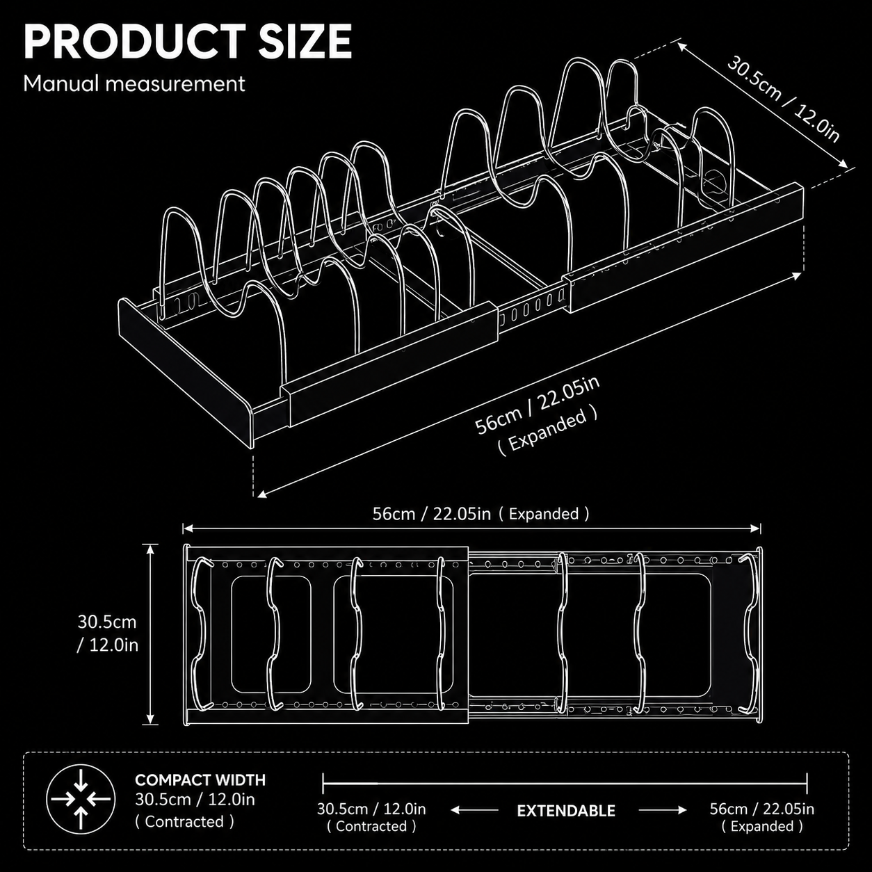 Product dimensions