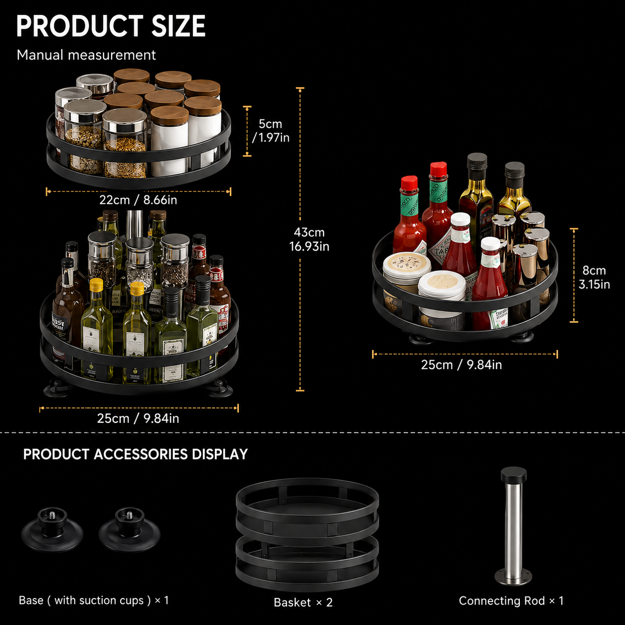 Product dimensions
