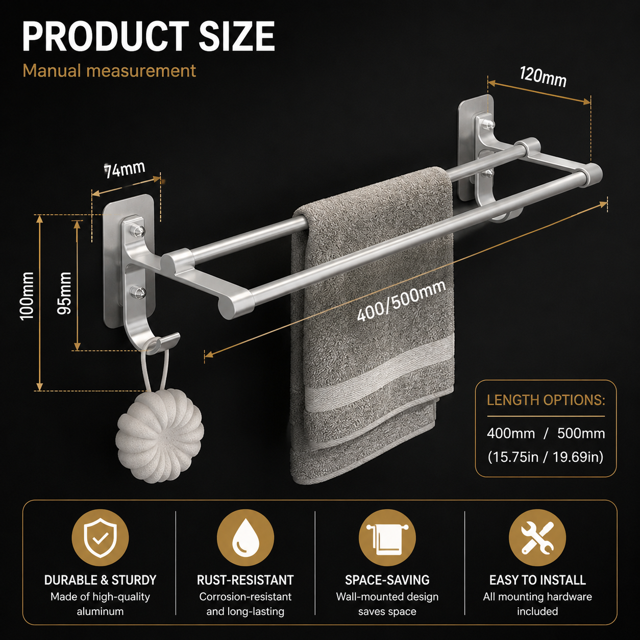 Product dimensions