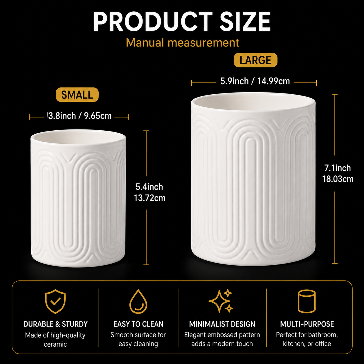 Product dimensions
