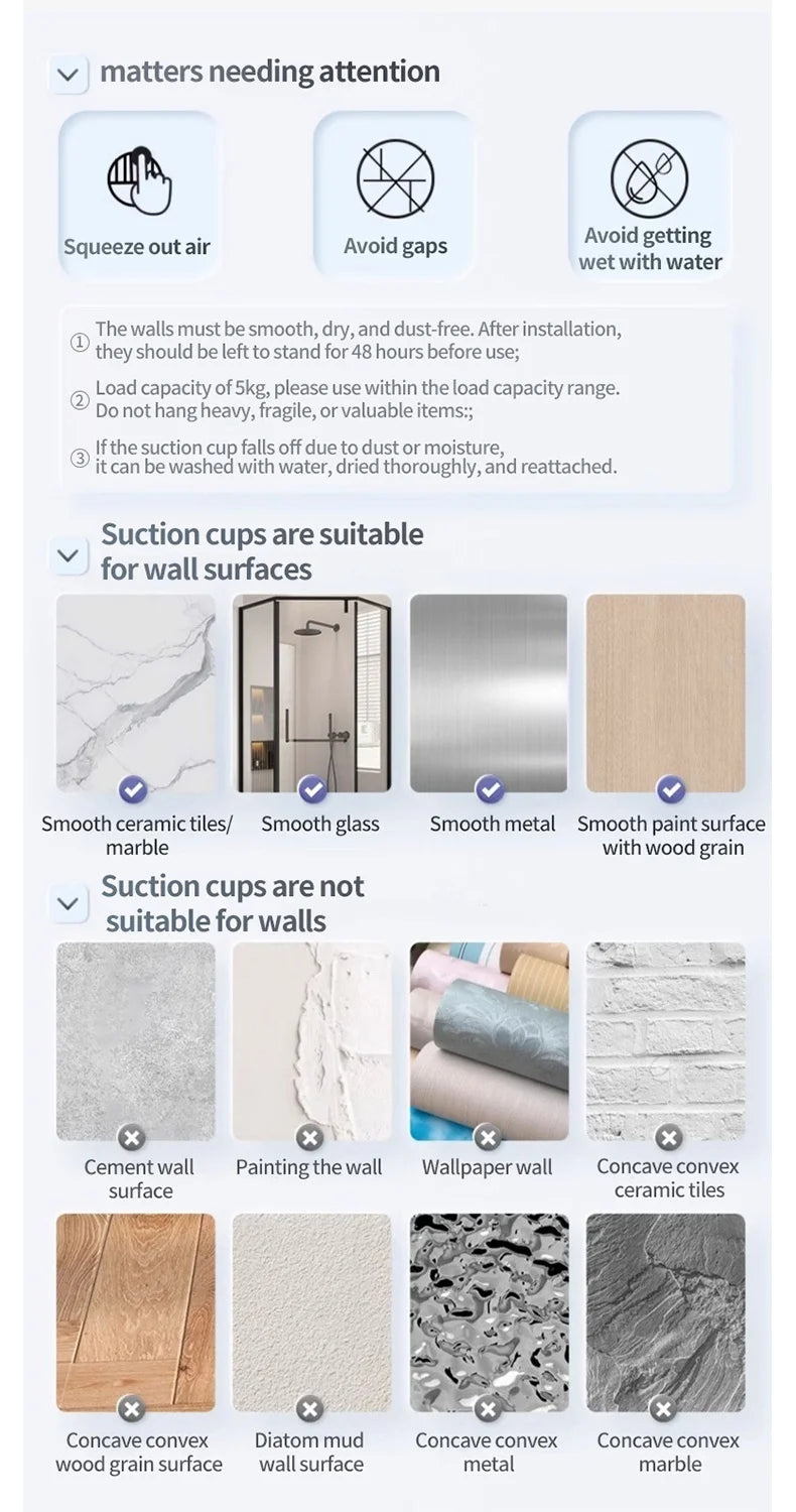 Rotating Suction-Cup Towel Rack