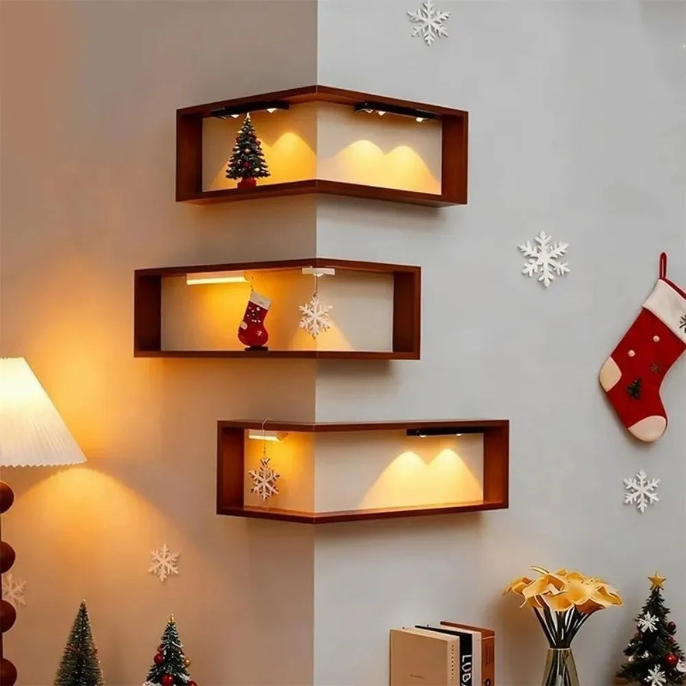 Wraparound Corner Floating Shelf