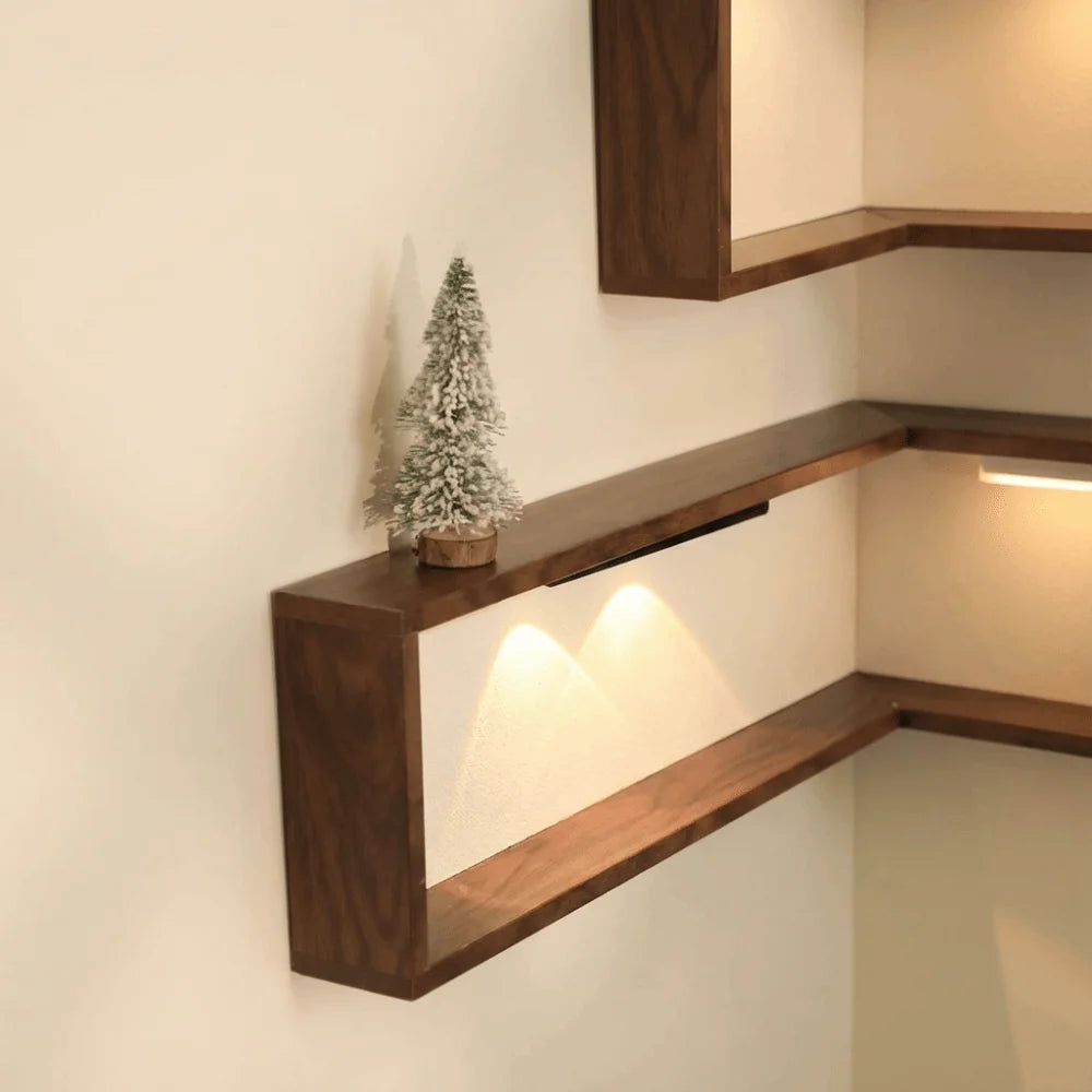 Wraparound Corner Floating Shelf