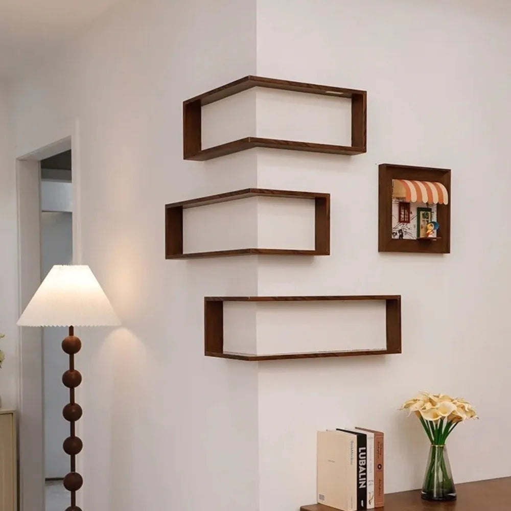Wraparound Corner Floating Shelf