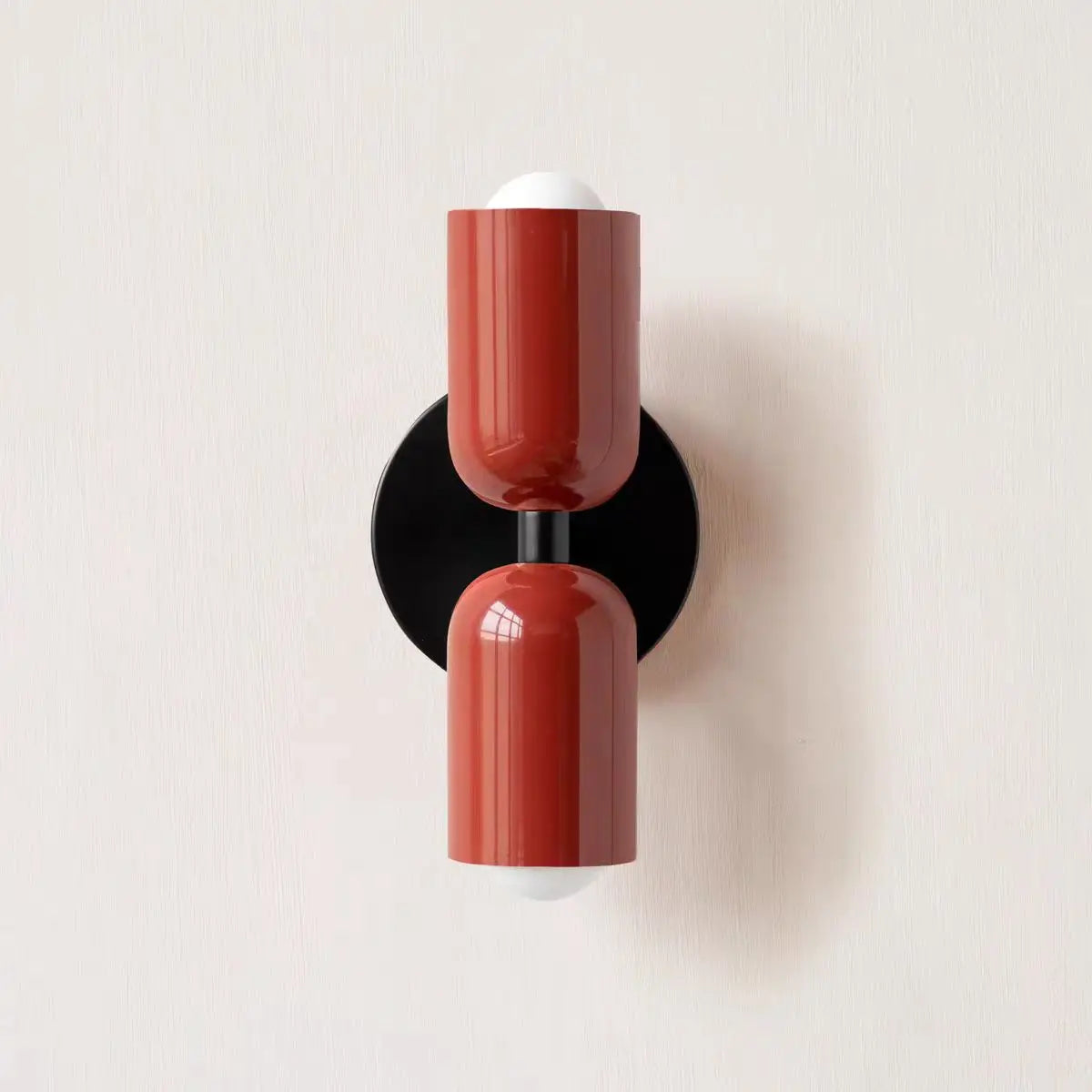 Two-Tone Macaron Dual-Bulb Wall Sconce