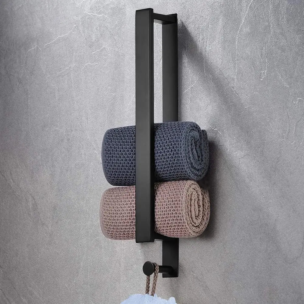 Self-Adhesive Towel Bar with Hook