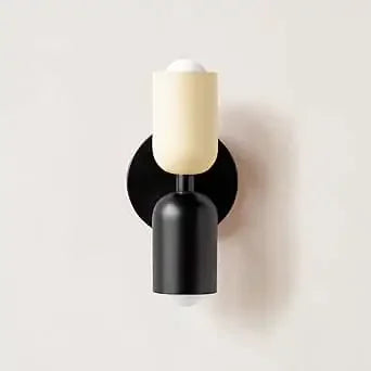 Two-Tone Macaron Dual-Bulb Wall Sconce